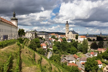 Kutna Hora with view from Saint Barbara's Church, Czech Republic