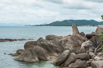 Hinta Hinyai Grandfather Grandmother in Samui Island, Thailand