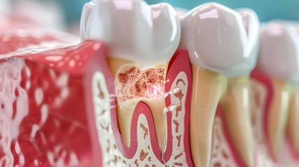 3D Model Highlighting Dental Problems: Cavities and Gum Disease for Diagnostic Use