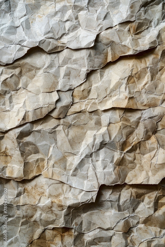 Poster close up of a piece of paper on a wall, suitable for various design projects