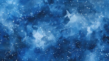 A serene blue sky filled with twinkling stars. Perfect for backgrounds or celestial-themed designs