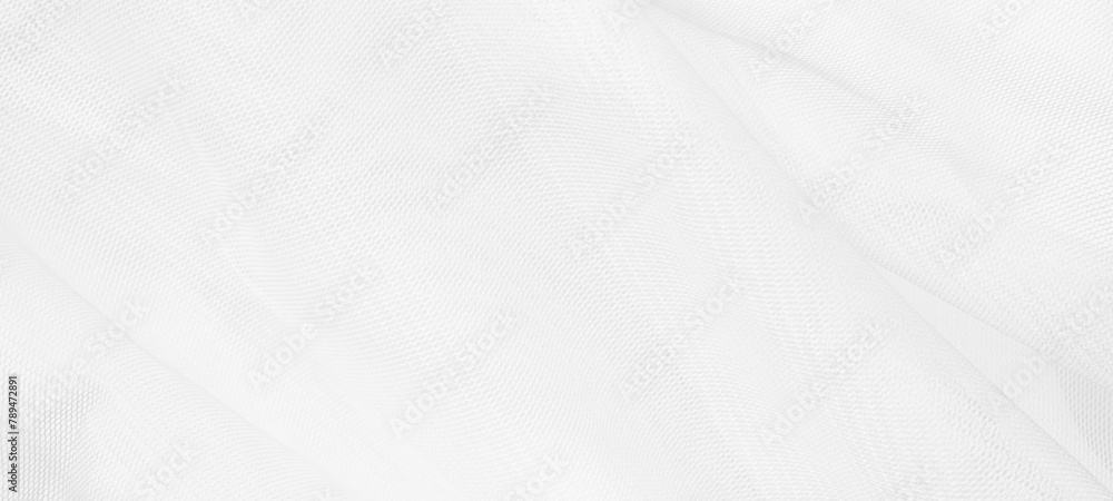 Wall mural Abstract luxury white fabric texture background