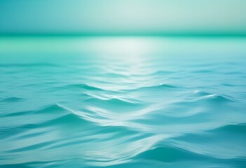 blue sea and blue sky