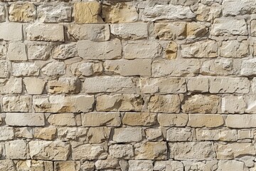 Obraz premium A fire hydrant positioned in front of a stone wall. Suitable for urban infrastructure concepts