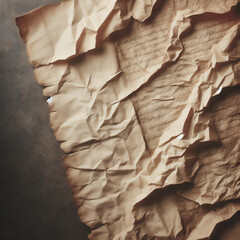 Old yellowed paper with traces of the centuries as a background.