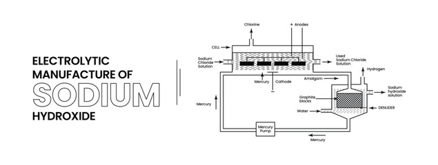 Electrolytic Manufacture of Sodium Hydroxide