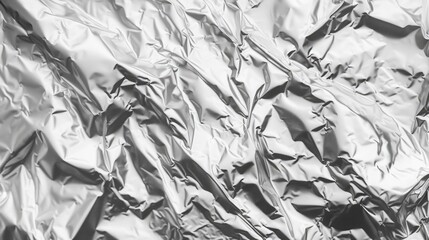 Close-up shot of a sheet of tin foil, perfect for design projects