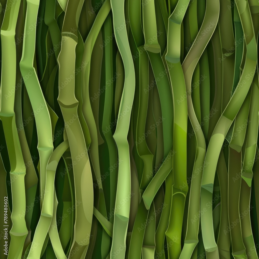 Aufkleber close up view of a bunch of bamboo stalks. suitable for nature and environment concepts