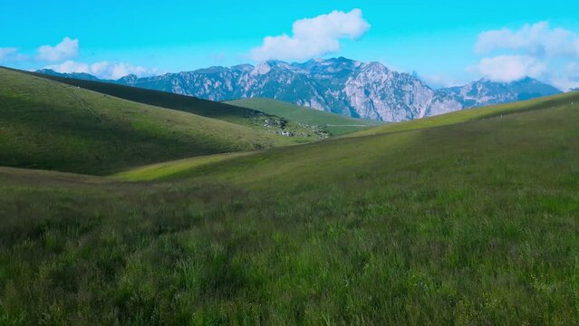 Flying over the Mountains and Hills