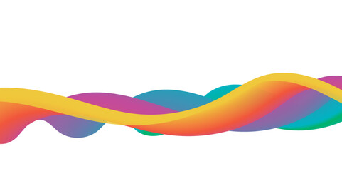 Colorful abstract background with flowing particles. Digital future technology concept. Abstract colorful paper wave background and abstract gradient wave curve lines.