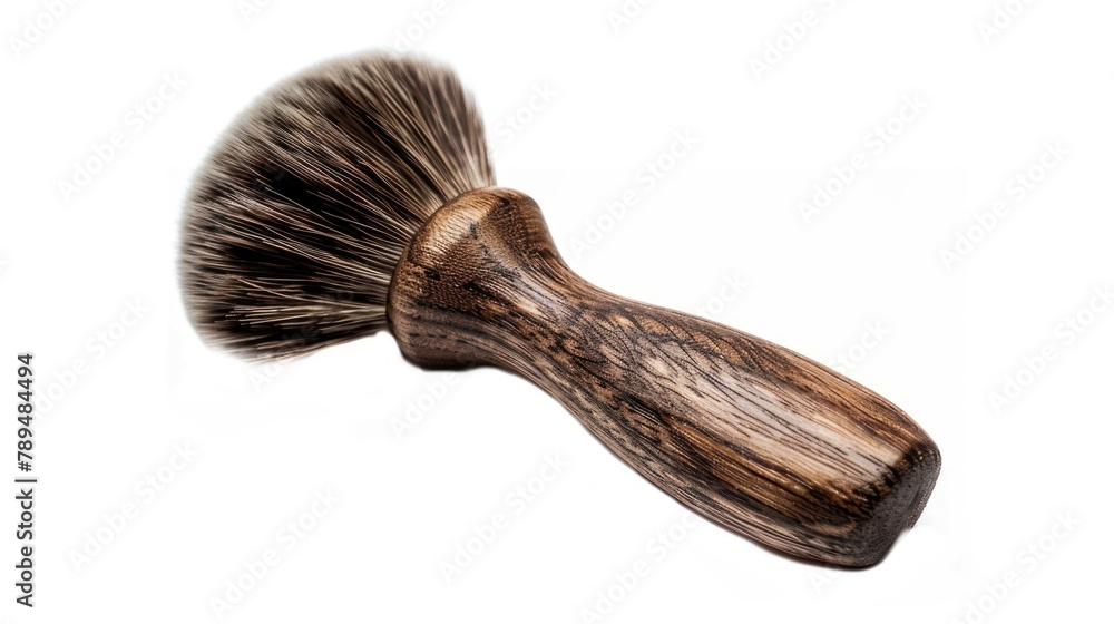 Wall mural Detailed image of a brush on a clean white background, suitable for various design projects