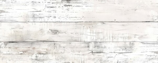 Shabby chic white wooden background with damaged, faded wood planks