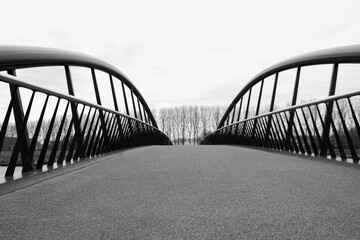 Cycle bridge over a canal