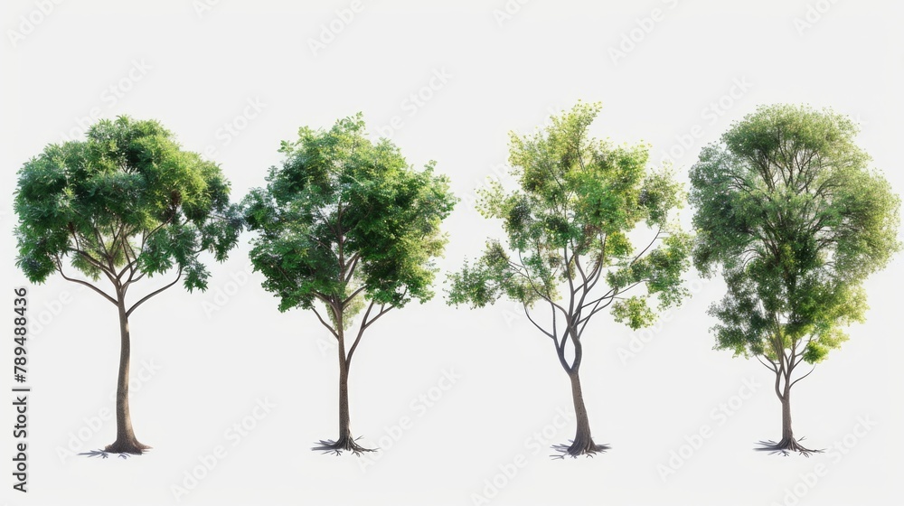 Poster a group of trees standing next to each other. suitable for nature and environmental concepts