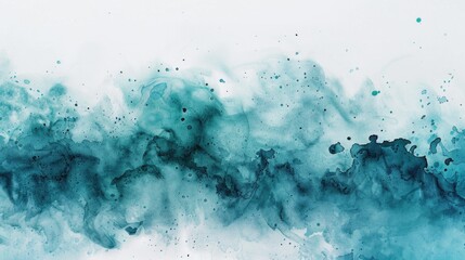 Close up of a painting depicting blue water. Suitable for various design projects - Powered by Adobe