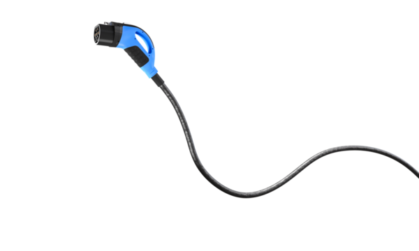 Electric vehicle charging plug isolated