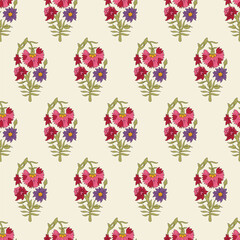 Floral Digital print bunch design seamless repeat pattern