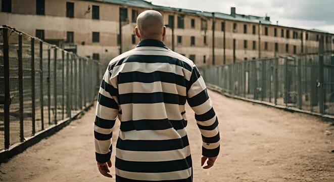Prisoner in jail.