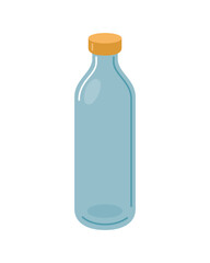 Glass or plastic bottle for cold drinks juices cocktails water and other liquid bewerages