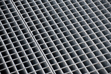 metal grid background