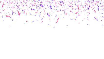 pink and purple confetti falling celebration, event, birthday, festival, holiday party background - 789508877