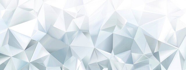 grey and white hues Geometric abstract wall covering with polygonal texture - obrazy, fototapety, plakaty