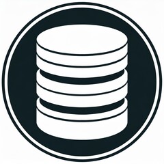 Obraz premium Database Icon and Concept