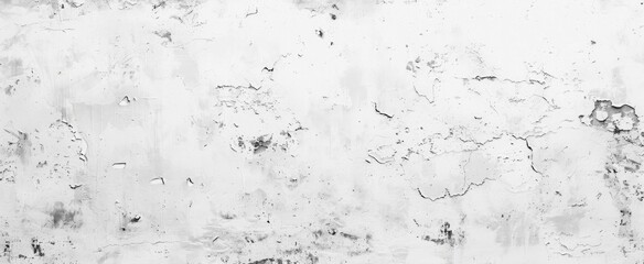 Grey and white wall banner, grunge background in white, and rough concrete texture - obrazy, fototapety, plakaty