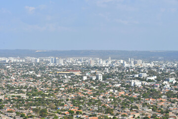 Panorámica de la ciudad de Cartagena de Indias, toma desde el Cerro de la Popa.