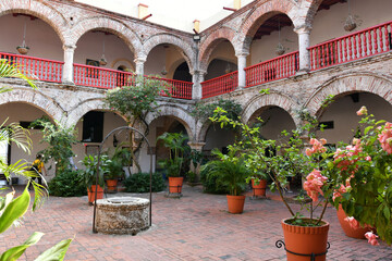 Interior del Convento en el Cerro de la Popa, construido entre los años 1606 y 1611.