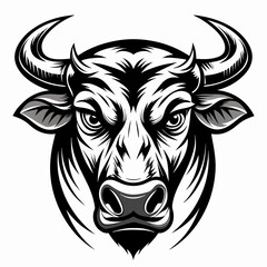 Cow head vector vector illustration 