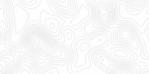 Topographic map background geographic line map with elevation assignments. The black on white contours vector topography stylized height of the lines map.	 - obrazy, fototapety, plakaty