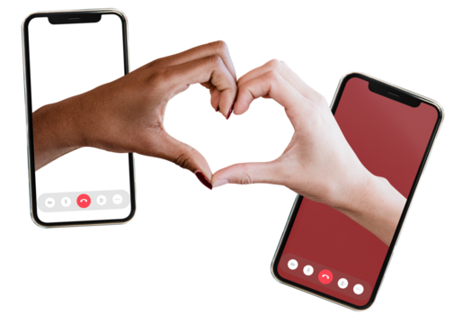 Online communication png social distancing technology