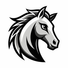 horse head vector leopard head vector