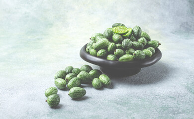 African cucumber, Mexican cucumber, mouse melon, Melothria,