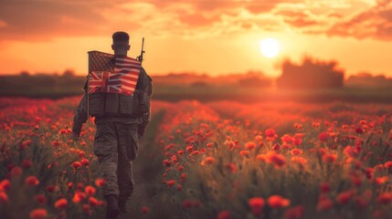 Fototapeta premium Soldiers' Twilight March