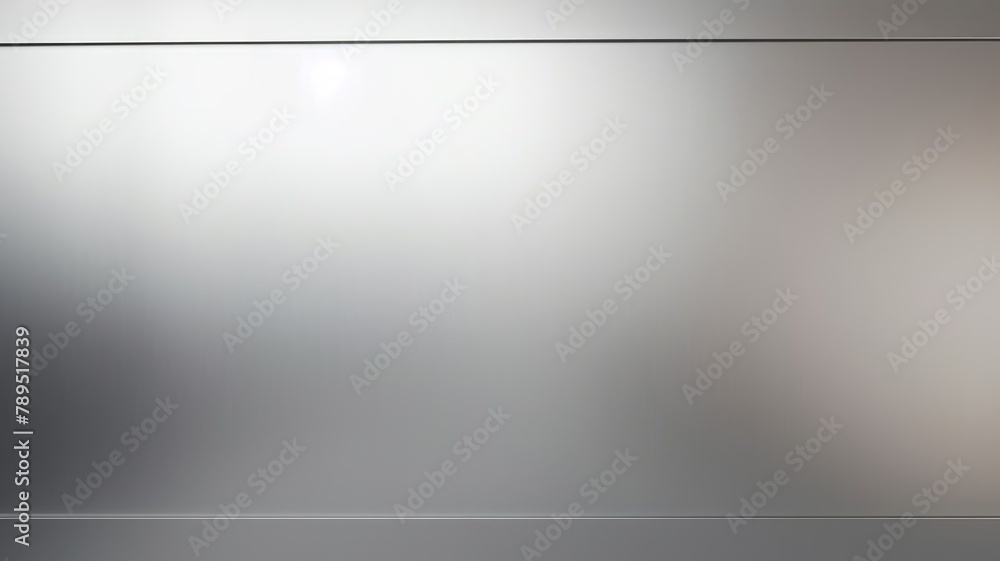 Aufkleber the abstract background of metal texture with empty space in soft light gray color. 3d illustration 