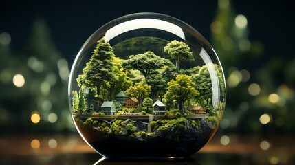 Ecofriendly initiatives integrated with green branding to communicate sustainable success, appealing to environmentally conscious consumers