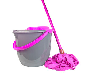 bucket with mop and bucket © sea and sun
