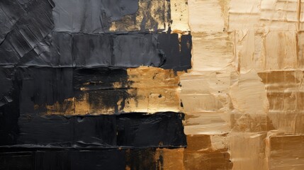 Abstract artistic background. Golden texture. Freehand oil painting. Oil on canvas. Brushstrokes of paint. modern Art. Prints, wallpapers, posters, cards, murals, rugs, hangings, prints - obrazy, fototapety, plakaty