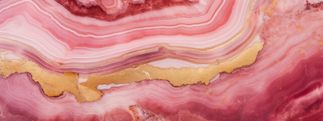 Pink gold abstract background of marble liquid ink art painting on paper . Image of original artwork watercolor alcohol ink paint on high quality paper texture - obrazy, fototapety, plakaty