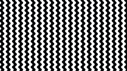 Wave pattern black and white background texture for fashion fabric style