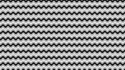 Wave pattern black and white background texture for fashion fabric style