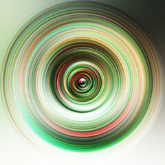 Colorful radial motion effect. Abstract rounded background. Color curves and sphere. Multi color gradient rings and circles wallpaper. Colored texture backdrop and banner.