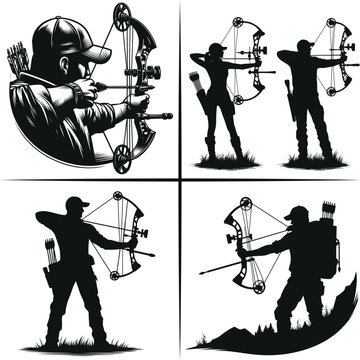 Bow Hunter Svg,Hunting svg,Hunting Season svg, Deer Hunting svg, Bow Hunter Shirt,Bow and Arrow,Hunting Dad,American Flag