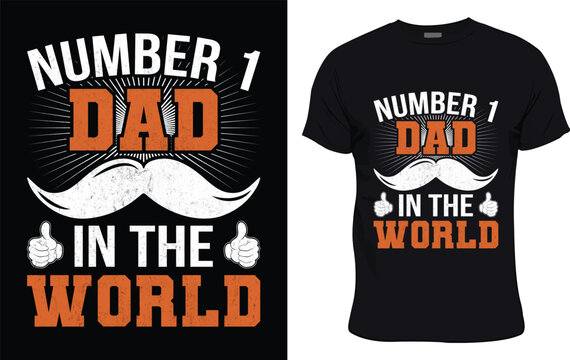 colorful graphic t shirt fathers t shirt design