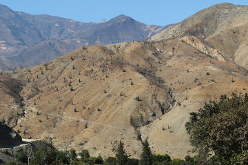 The arid mountains of Peru