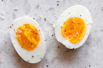 Food hard boiled eggs
