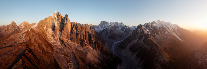 Aiguille Verte Chamonix Mer Glace