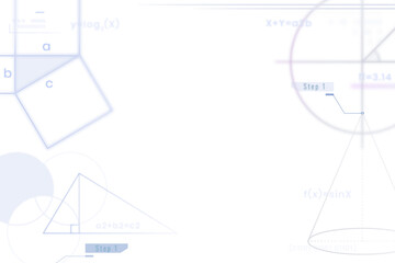 Mathematical and geometric png background education remix